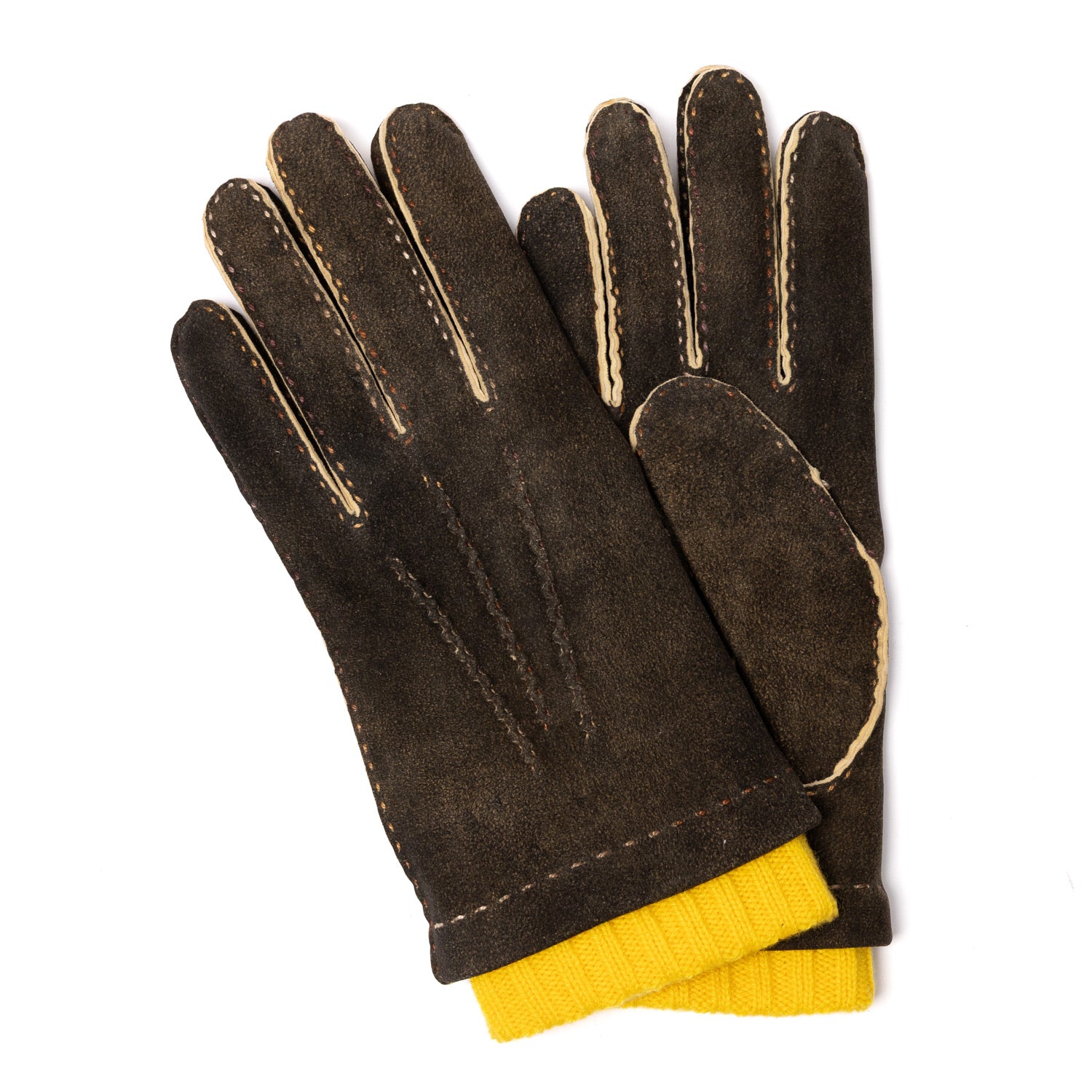 Gloves "Bad Gastein" made of Deerskin with Cashmere Lining - hand-sewn